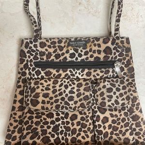 kate spade vintage y2k 90s cheetah leopard animal print purse